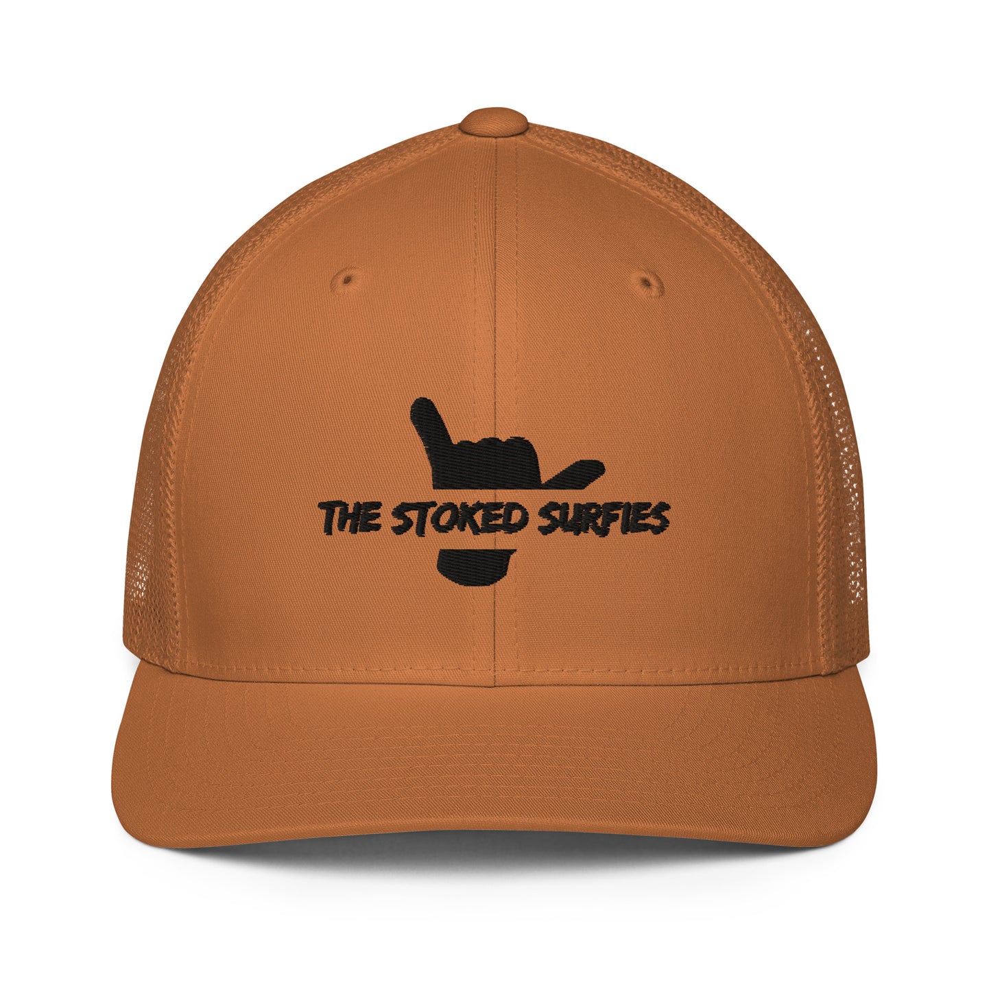 Closed-back trucker cap
