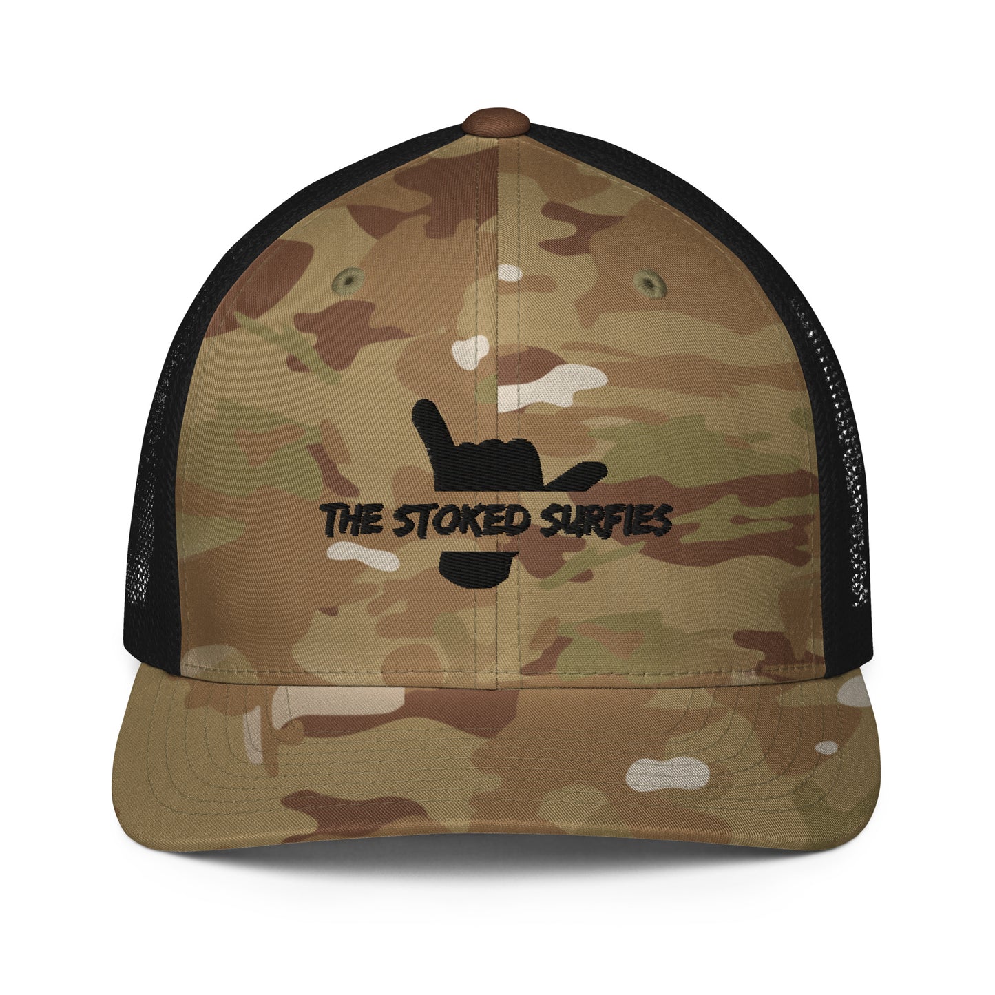 Closed-back trucker cap