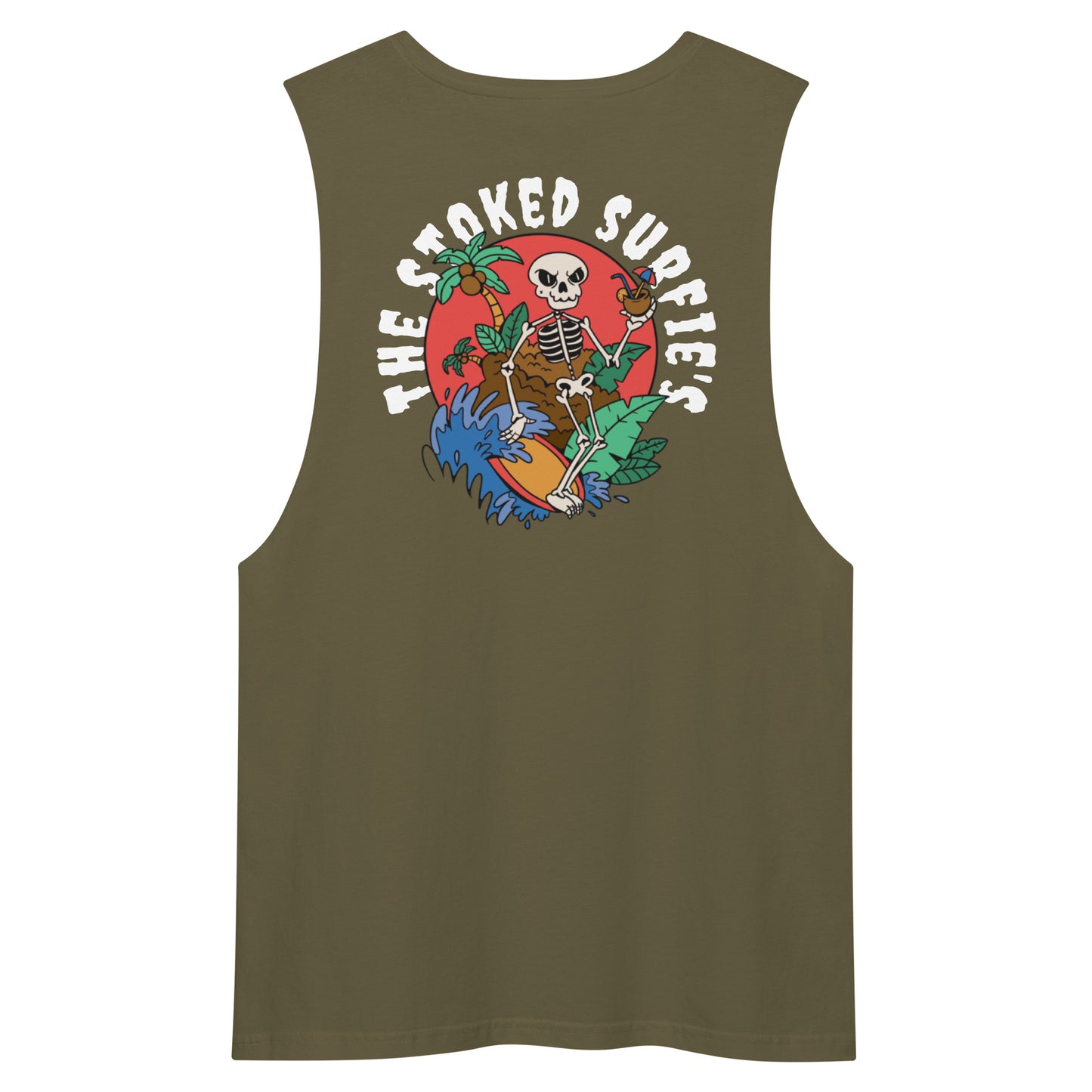 Men’s drop arm tank top