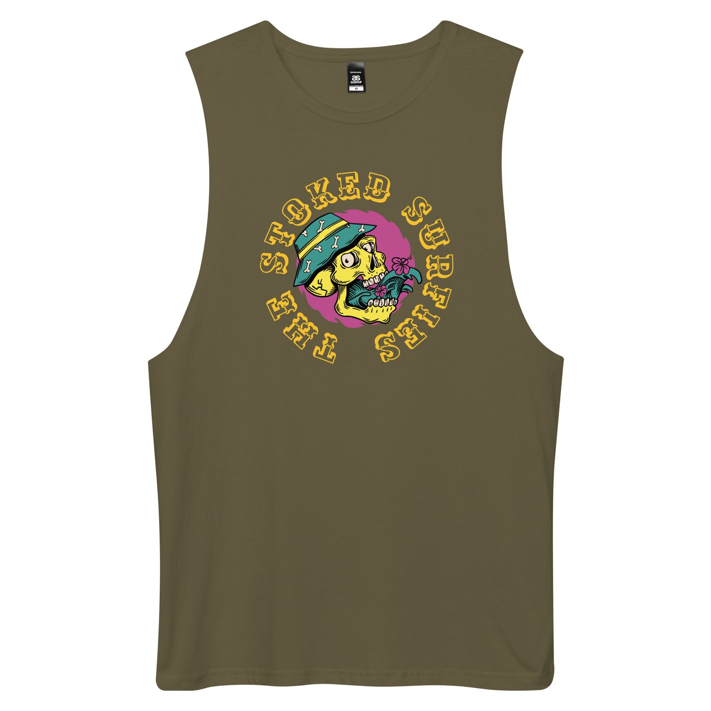 Men’s drop arm tank top